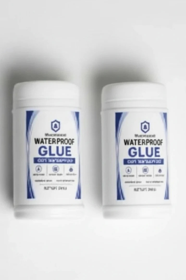 Transparent Waterproof Glue (Pack of 2) + Free Brush